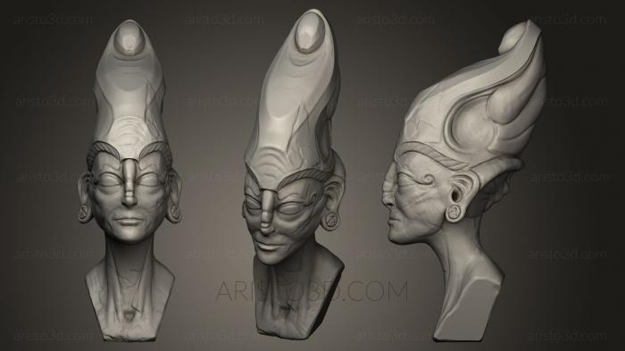 Busts of heroes and monsters (BUSTH_0011) 3D model for CNC machine